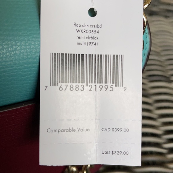 Kate Spade remi colorblock flap chain crossbody - Picture 8 of 16